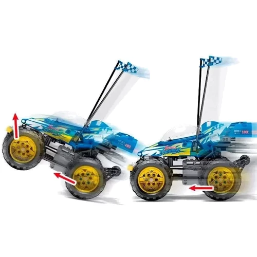 Конструктор SEMBO BLOCK 701901 Баггі Blue Whirlwind Q Car на радіокеруванні