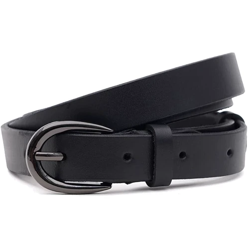Женский ремень Borsa Leather черный (100v1genw38-black)