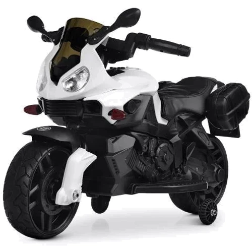 Детский электромотоцикл 2 колесный Bambi Racer белый (M 4080EL-1)