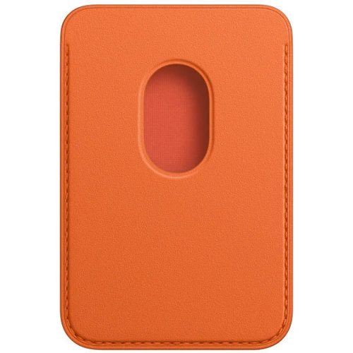 Чохол для iPhone Apple Leather Wallet with MagSafe Orange (MPPY3): Тип аксесуара чехол