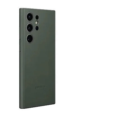 Чохол для телефона Samsung Leather Case Green (EF-VS918LGEGRU) для Samsung S918 Galaxy S23 Ultra: Плівка в комплекті немає