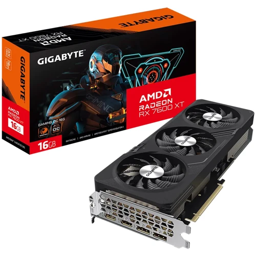 Видеокарта GIGABYTE Radeon RX 7600 XT GAMING OC 16G (GV-R76XTGAMING OC-16GD) UA
