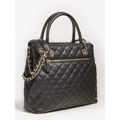 Жіноча сумка тоут Guess Illy Society Satchel чорна (HWVG7970060-BLA): Стать жіночий