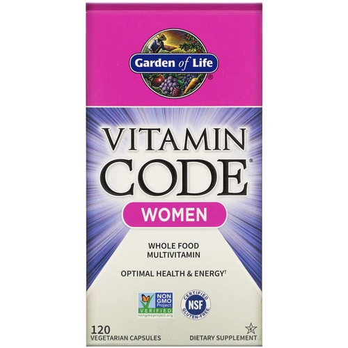Garden of Life Vitamin Code, Women, 120 Vegetarian Capsules Мультивитамины для Женщин