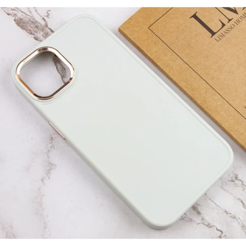 Чехол для iPhone TPU Case Bonbon Metal Style White for iPhone 14 Plus: Материалы Термополиуретан