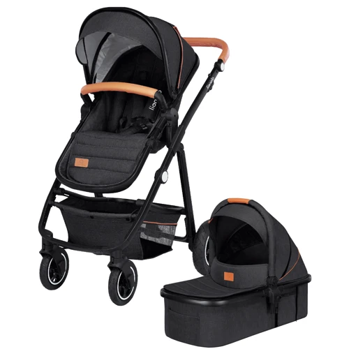 Коляска 2 в 1 Lionelo Amber Grey Graphite: Количество блоков 2