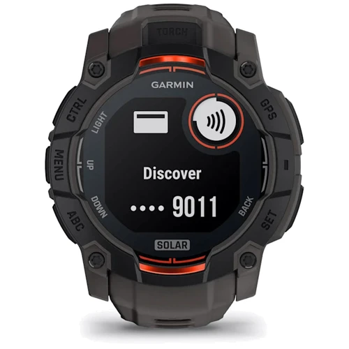 Смарт-часы Garmin Instinct 3 Solar 50mm Black with Charcoal Band (010-02935-00) фото 13