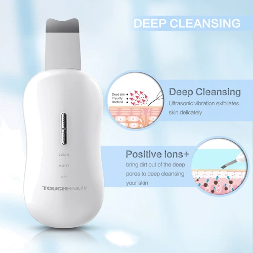 Ультразвуковий скрабер TOUCHBeauty Ultrasonic Beauty Device для очищення шкіри TB-1887A фото 7