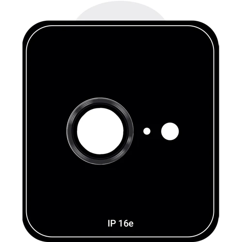 Защитное стекло для iPhone ArmorStandart Tempered Glass Pro Black for Camera iPhone 16e (ARM84633)