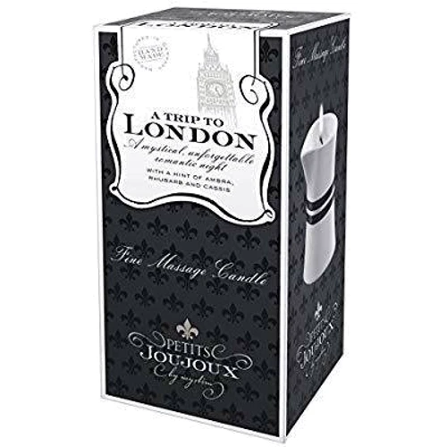 Массажная свечa Mystim Petits Joujoux - London - Rhubarb, Cassis and Ambra (190 г)