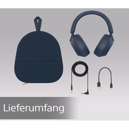 Навушники Sony WH-1000XM5 Midnight Blue: Тип кріплення оголовние