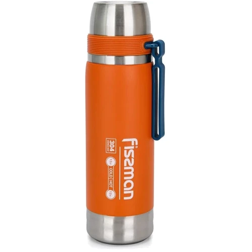 Термос Fissman 600 мл оранжевый (9876)