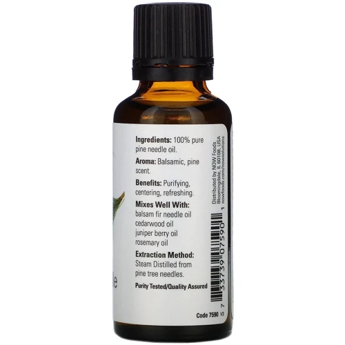 Now Foods Essential Oils Pine Needle Oil Purifying Aromatherapy Scent Эфирное масло хвои 30 ml: Назначение Ароматизация