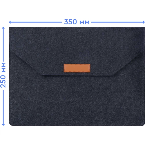 AirOn Premium Cover Envelope Black (4822356710621) для MacBook 13" фото 6