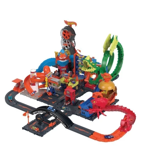 Игровой набор Атака огненного дракона Hot Wheels HDP03