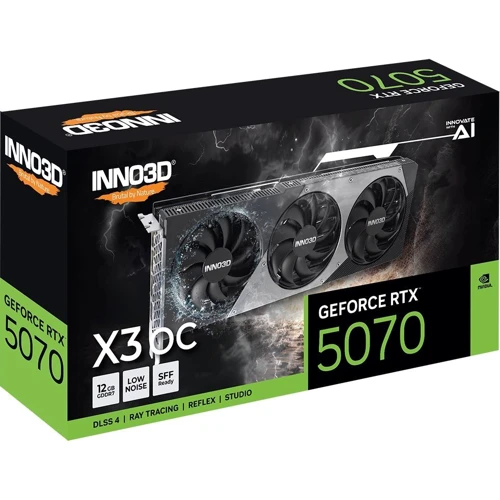 Відеокарта INNO3D GeForce RTX 5070 X3 OC (N50703-12D7X-195064L)