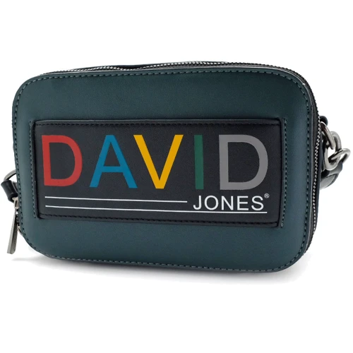 Женская сумка кросс боди David Jones серая (7771683)
