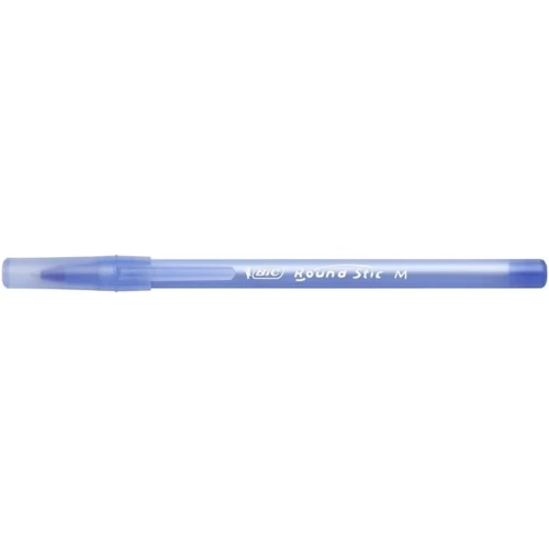 Набор шариковых ручек 4 шт BIC Round Stic M Синий пишущий узел 1мм, толщина линии письма 0.4 мм Синий корпус (3086123466128): Количество в упаковке, шт 4