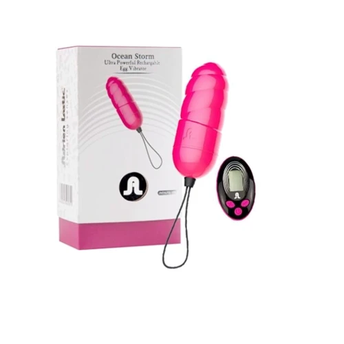 Виброяйцо Adrien Lastic Ocean Storm Pink с пультом LRS