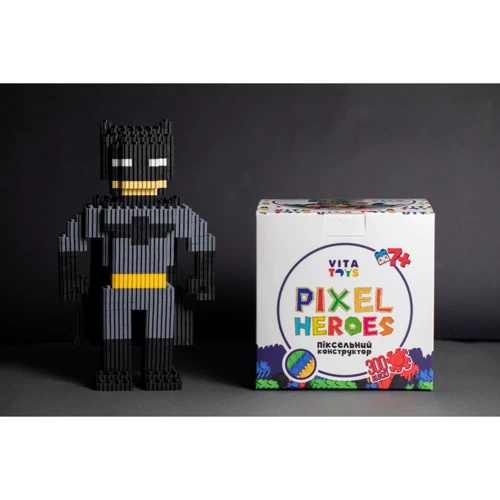 Конструктор VitaToys Pixel Heroes: Бэтмен, 396 деталей (VTK 0003)