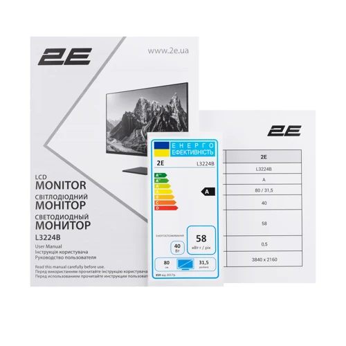 Монітор 2E L3224B (2E-L3224B-01.UA): Стандарт VESA 75x75