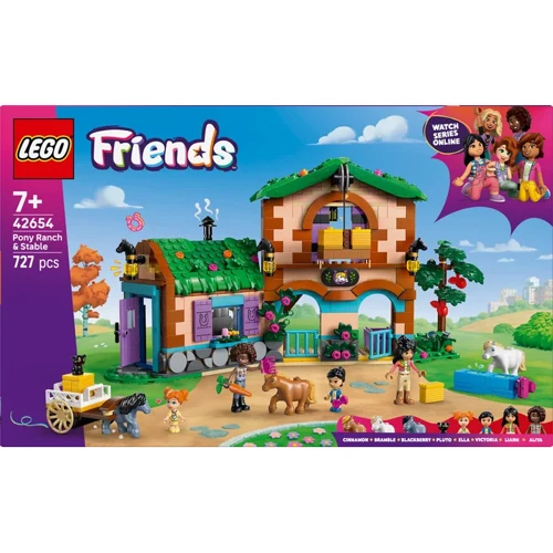 Конструктор LEGO Friends Ранчо и конюшня пони (42654)