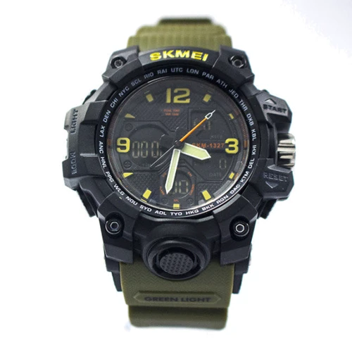 Наручний годинник Skmei 1327 Green: Тип чоловічі
