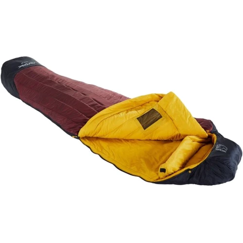 Спальний мішок Nordisk Oscar -10° Mummy Large Rio Red/Mustard Yellow/Black бордовий/жовтий (032.0001): Довжина 190 см