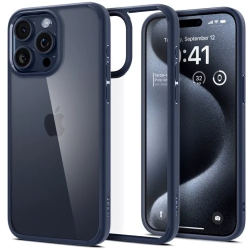 Чехол для iPhone Spigen Ultra Hybrid Navy Blue (ACS06573) for iPhone 15 Pro Max