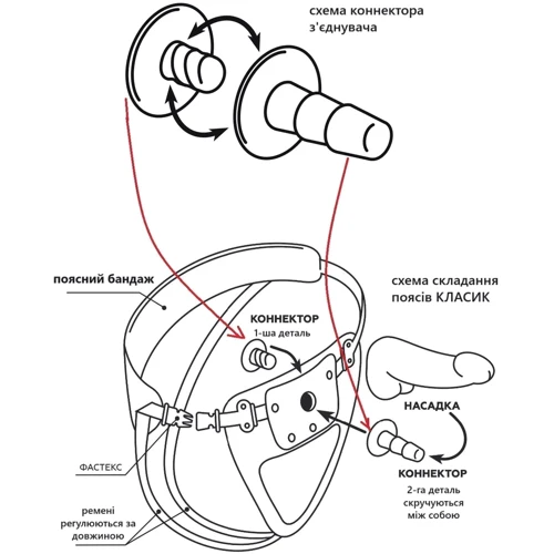 Насадка для страпона телесная EGZO Ciberskin (NSTR09)