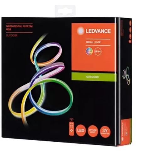 Світлодіодна стрічка NEON DIGITAL FLEX LEDVANCE 3M 1 Силікон 30000 15.00 120 A ++ / A + / A 160 IP44 15000
