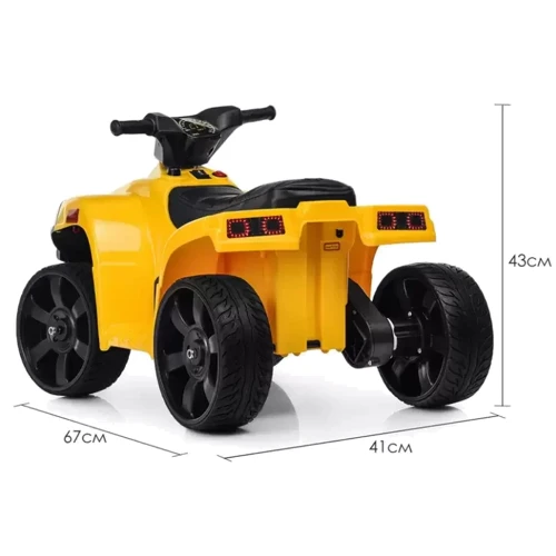 Детский электроквадроцикл Bambi Racer M 3893EL-6 до 20 кг: Рекомендуемый возраст от 3 лет до 8 лет