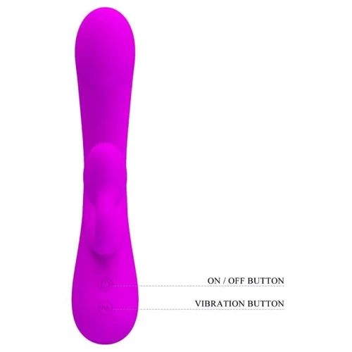 Вибратор Pretty Love Full Cover Silicone Sincere Purple