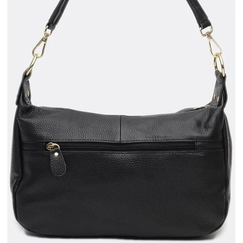 Женская сумка через плечо Borsa Leather черная (K1213-black): Страна производитель Украина