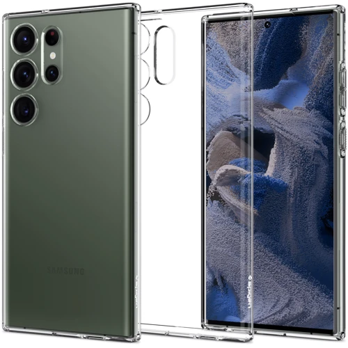 Аксессуар для смартфона Spigen Liquid Crystal Crystal Clear (ACS05610) for Samsung S918 Galaxy S23 Ultra: Тип накладка на заднюю часть