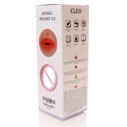 Мастурбатор с двумя входами BOSS CLEO Double Delight 3.0, BS2600133