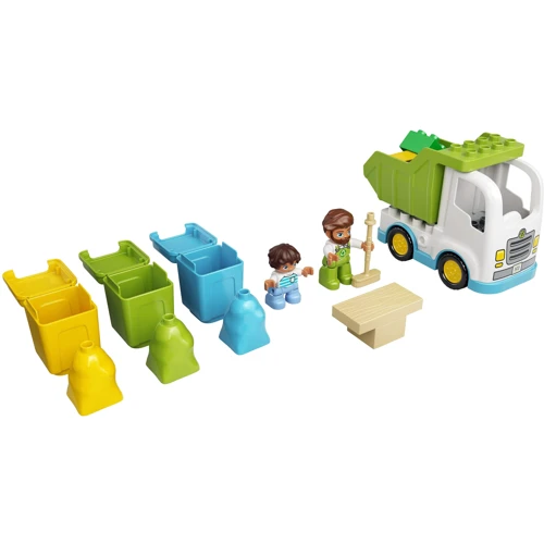 Конструктор LEGO DUPLO Мусоровоз и контейнеры для раздельного сбора мусора (10945) фото 3
