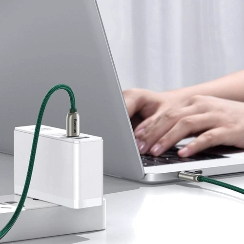 Кабель Baseus Cable USB-C to USB-C Display 100W 2m Green (CATSK-C06) фото 5