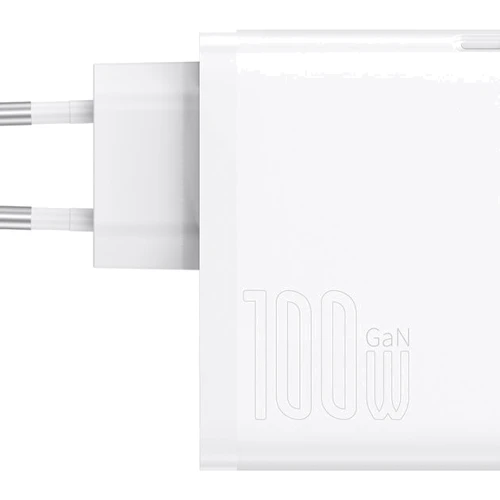 Зарядное устройство Baseus Wall Charger GaN5 Pro USB+USB-C 100W White with USB-C Сable (CCGP090202): Особенности Быстрая зарядка, USB-C
