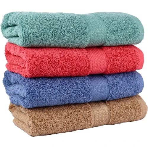 Полотенце Hobby Colorful_2 Yesil/Gul/Royal/Kahve 500 г/м2 70x140 4 шт (8698499340541): Размер, см 70x140
