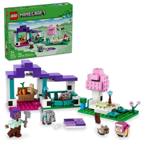 Конструктор LEGO Minecraft Приют для животных (21253): Серия MINECRAFT