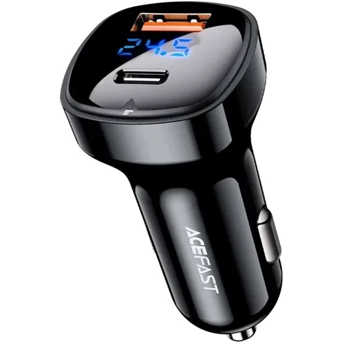 

Acefast Car Charger USB+USB-C B4 66W Black