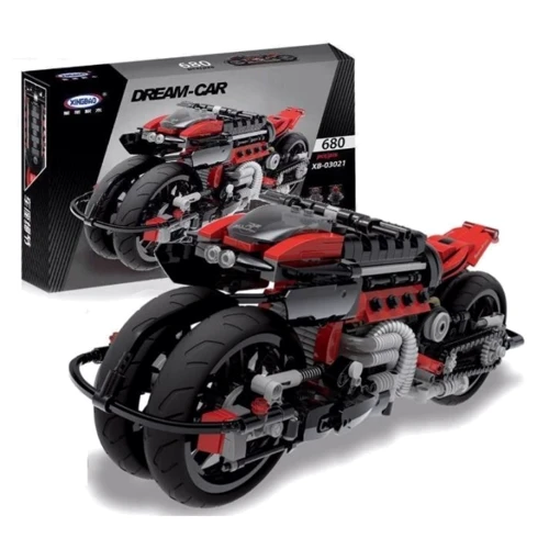 Конструктор XingBao Футуристичный мотоцикл 680 элементов (XB-03021): undefined undefined