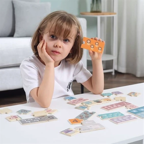 Пазл Viga Toys PolarB Числа та звірята (44071): Вік 1-2.5 года