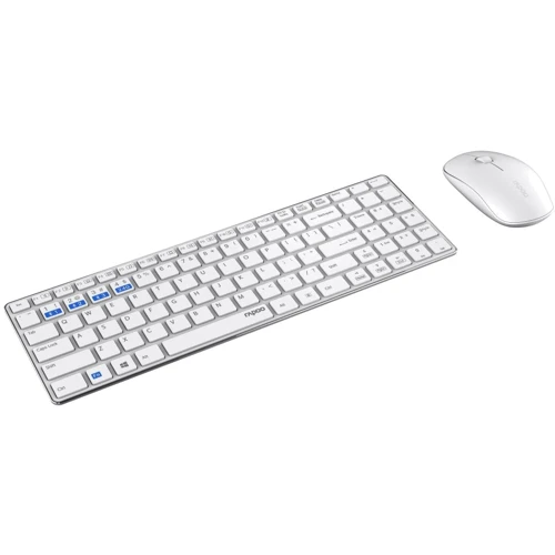Комплект беспроводной RAPOO 9300M Wireless White