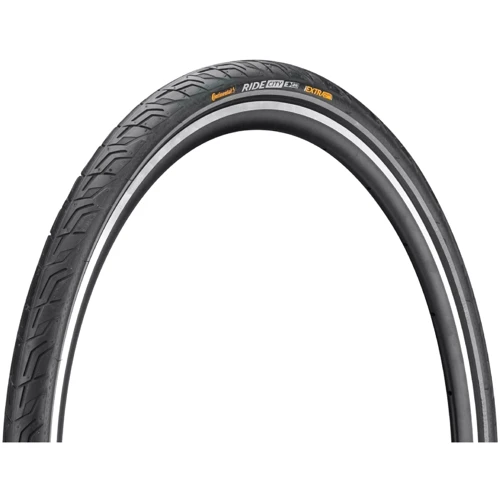Покришка Continental Ride City 28 x 1.60 | 700 x 42C чорно-біла світловідбиваюча нескладна (101657): Діаметр 28"