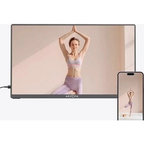 Монитор Arzopa A1 Gamut Black 15.6" 1920x1080 60 Гц: Тип ЖК-матрицы IPS