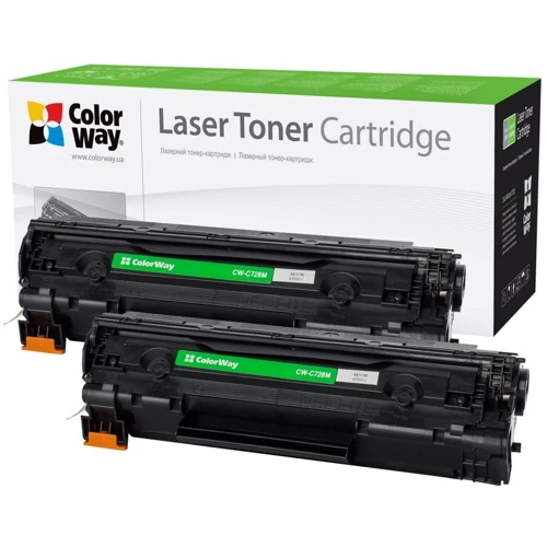 Картридж ColorWay для CANON 728/726 MF4410 / LBP6200 Universal DUAL PACK (CW-C728FM)