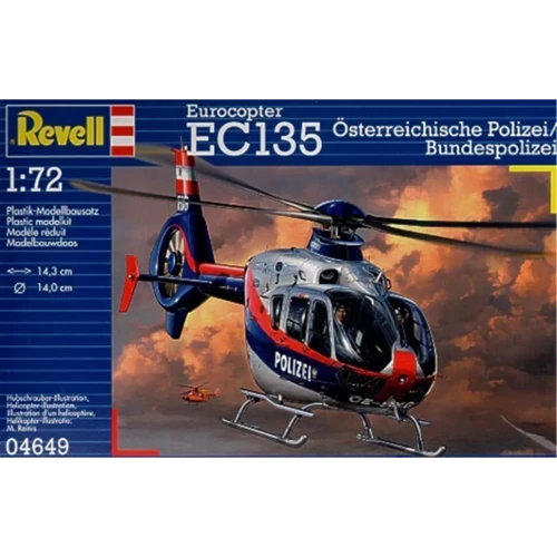Вертолет Revell Eurocopter EC-135 Austrian Police/Bundespolizei (RV04649)