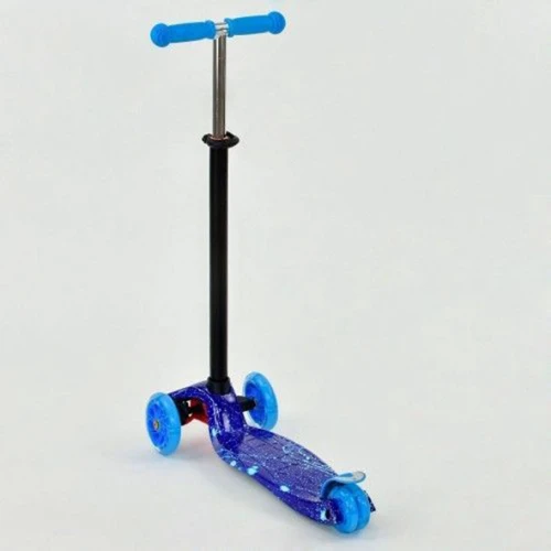Детский самокат Best Scooter Maxi A 24656/779-1305 Голубой с черным: Максимальная допустимая нагрузка, кг 60